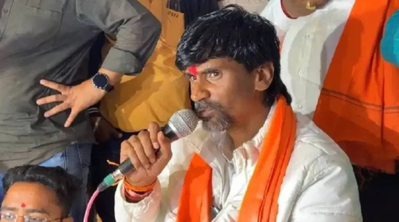 Manoj Jarange Patil announcing fresh Maratha reservation agitation