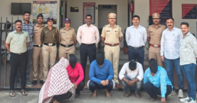 खराडी पोलिसांनी खंडणी प्रकरणात पाच आरोपींना अटक केली