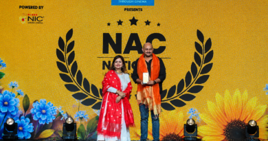 DINGG Founder Akshay Poorey honoured by NAC Chairperson Unnati Singh at National Artists Championship 2026 in Indore