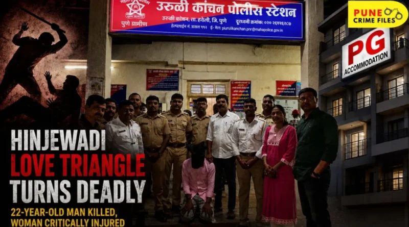 हिंजवडीतील PGमध्ये प्रेमप्रकरणातून झालेल्या हल्ल्यानंतर पोलिसांनी आरोपीला पुणे-सोलापूर महामार्गावर पकडले