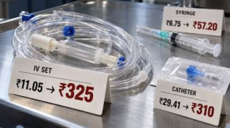 महाराष्ट्र FDAच्या पाहणीत IV सेटच्या खरेदी किंमत आणि MRPमध्ये मोठी तफावत