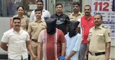 वडगावशेरीत चंदननगर पोलिसांनी अवैध शस्त्रांविरोधात केलेली कारवाई