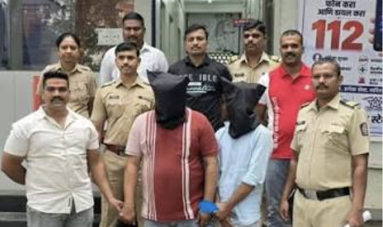 वडगावशेरीत चंदननगर पोलिसांनी अवैध शस्त्रांविरोधात केलेली कारवाई